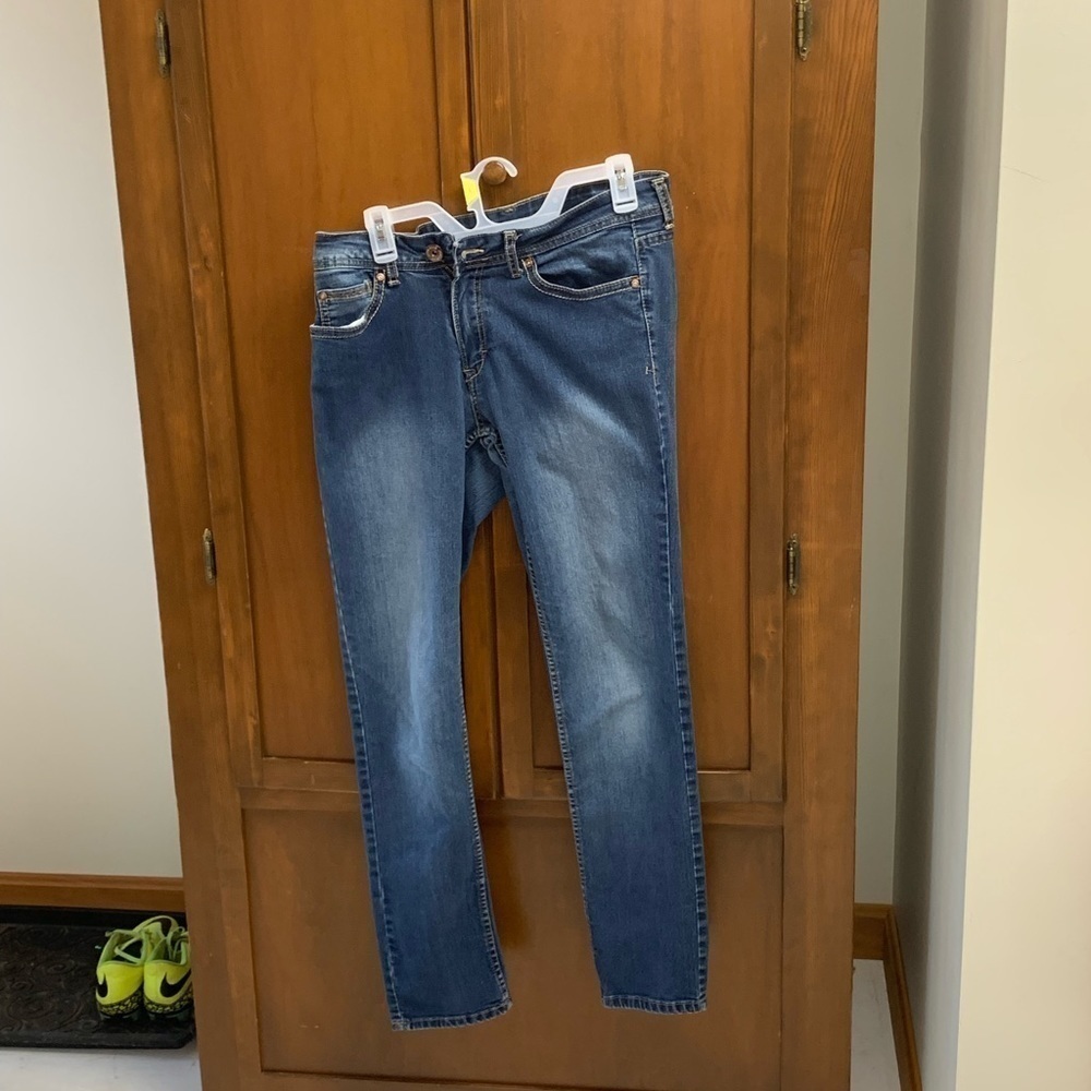 Jordache vintage denim jeans size 12 29 in inseam mid rise